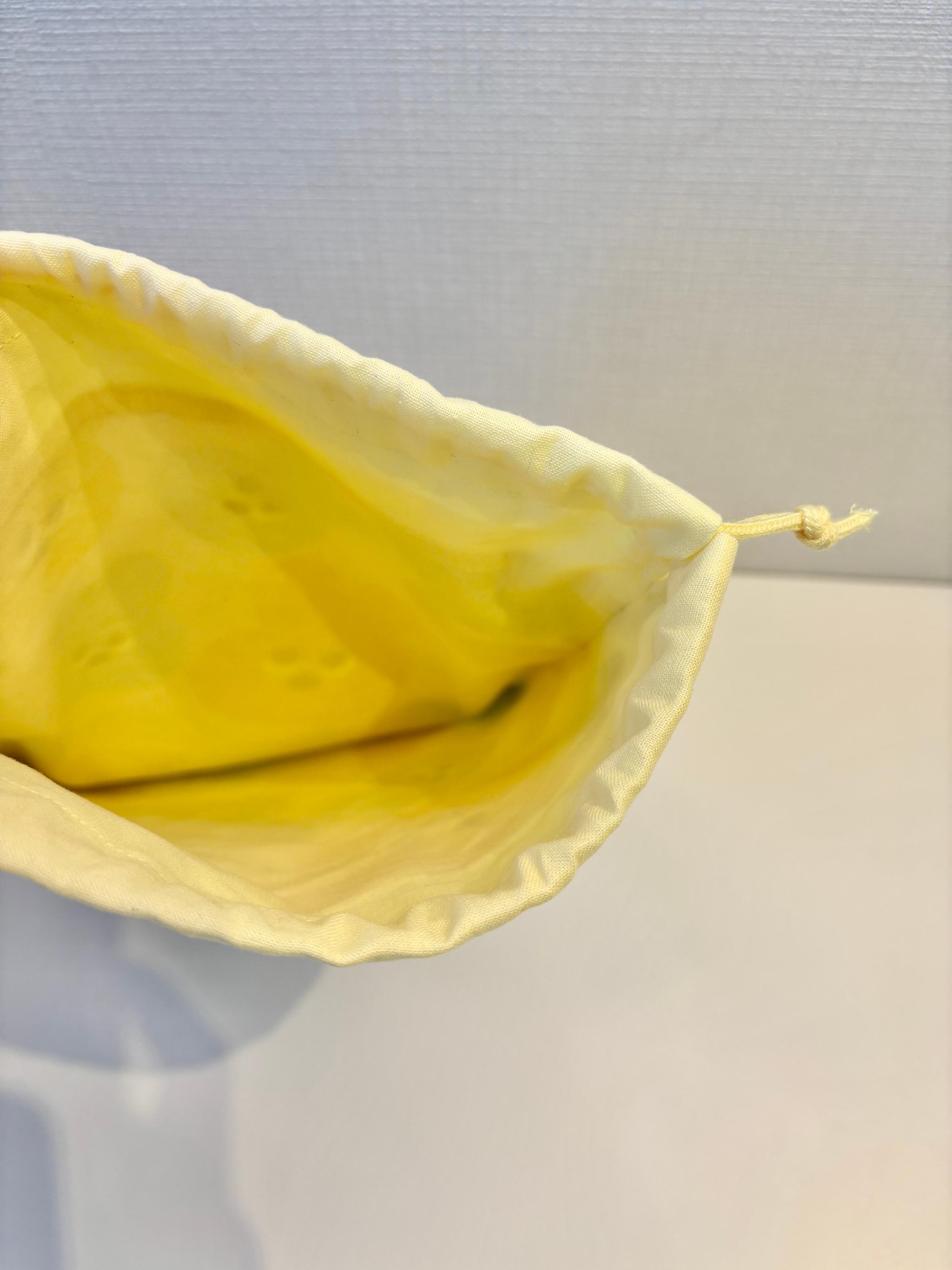 給食袋　カラフル うさぎ　ピンク（入園入学 巾着 きんちゃく メロウフレンズ 動物 ウサギ ） | 3枚目